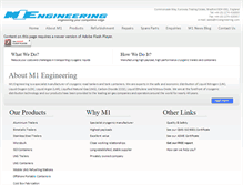 Tablet Screenshot of m1engineering.com